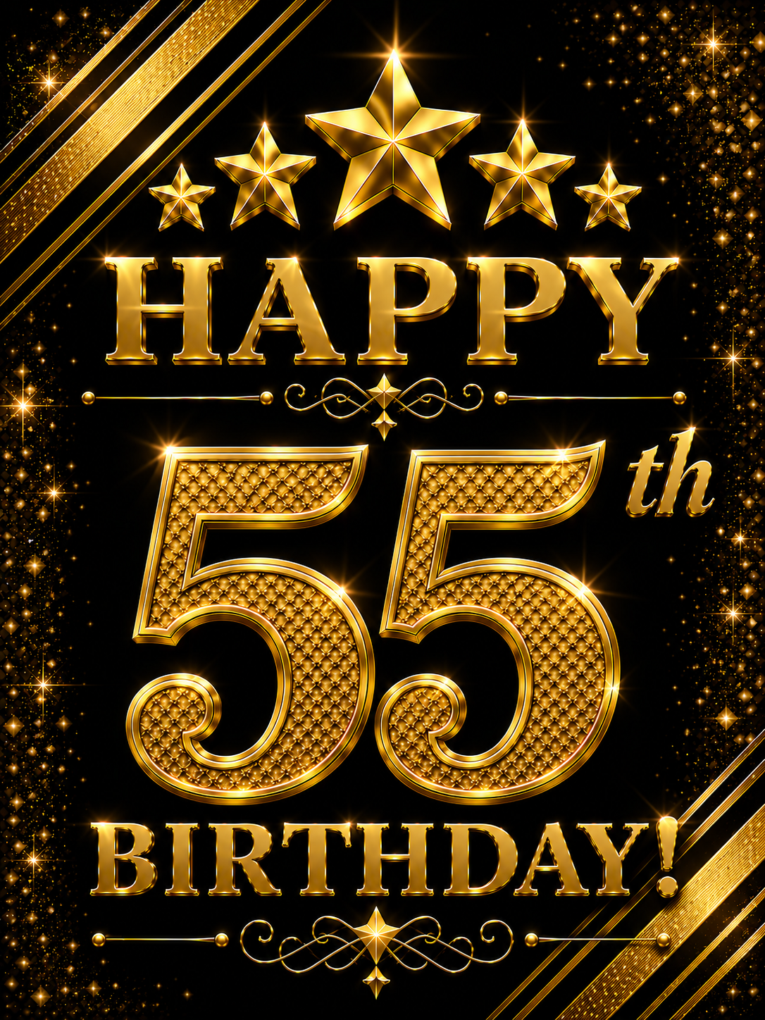 Happy 55th Birthday – Birthday Video Message for WhatsApp