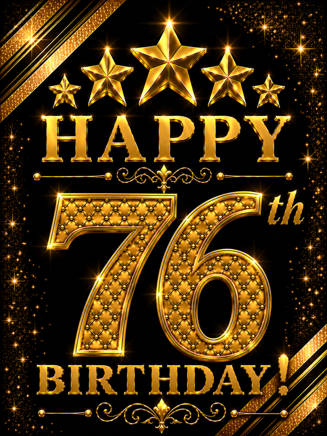 Happy 76th Birthday – Birthday Video Message for WhatsApp