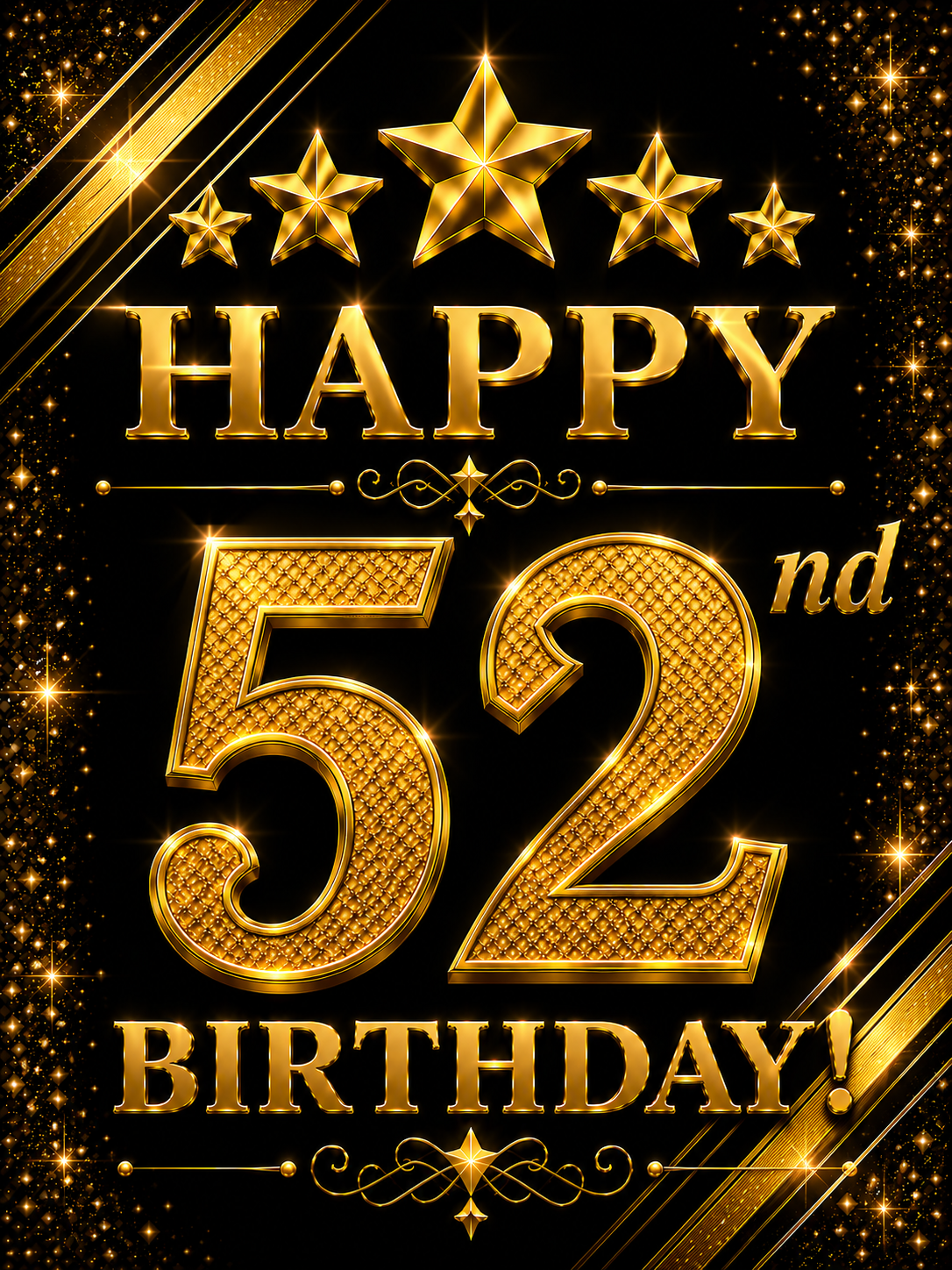 Happy 52nd Birthday – Birthday Video Message for WhatsApp
