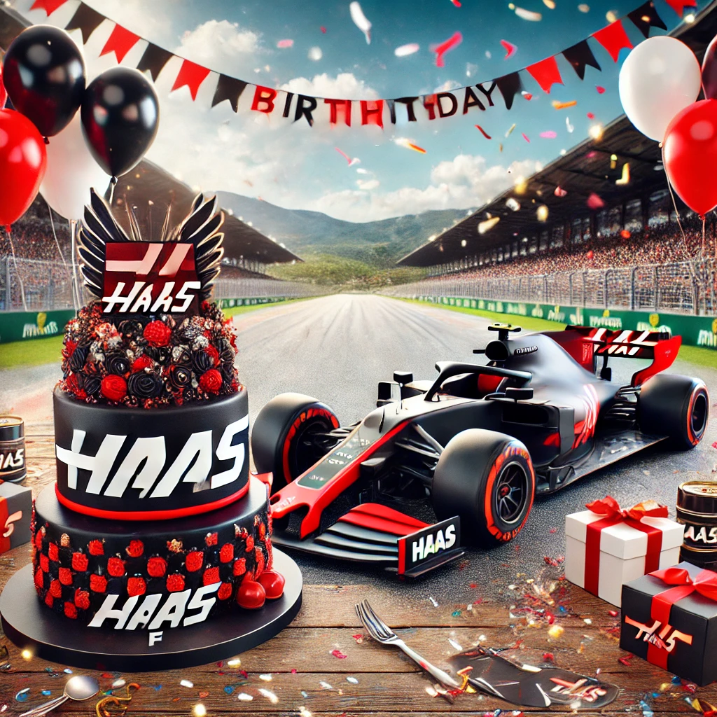 F1 Happy Birthday Haas F1 Fan Card