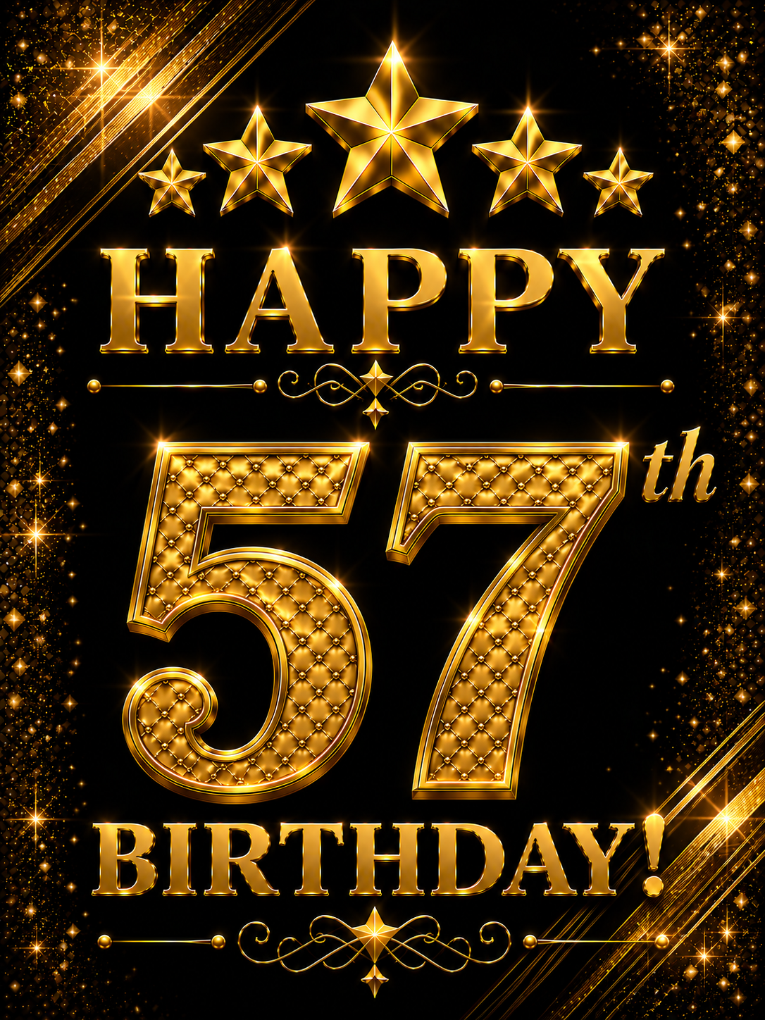 Happy 57th Birthday – Birthday Video Message for WhatsApp