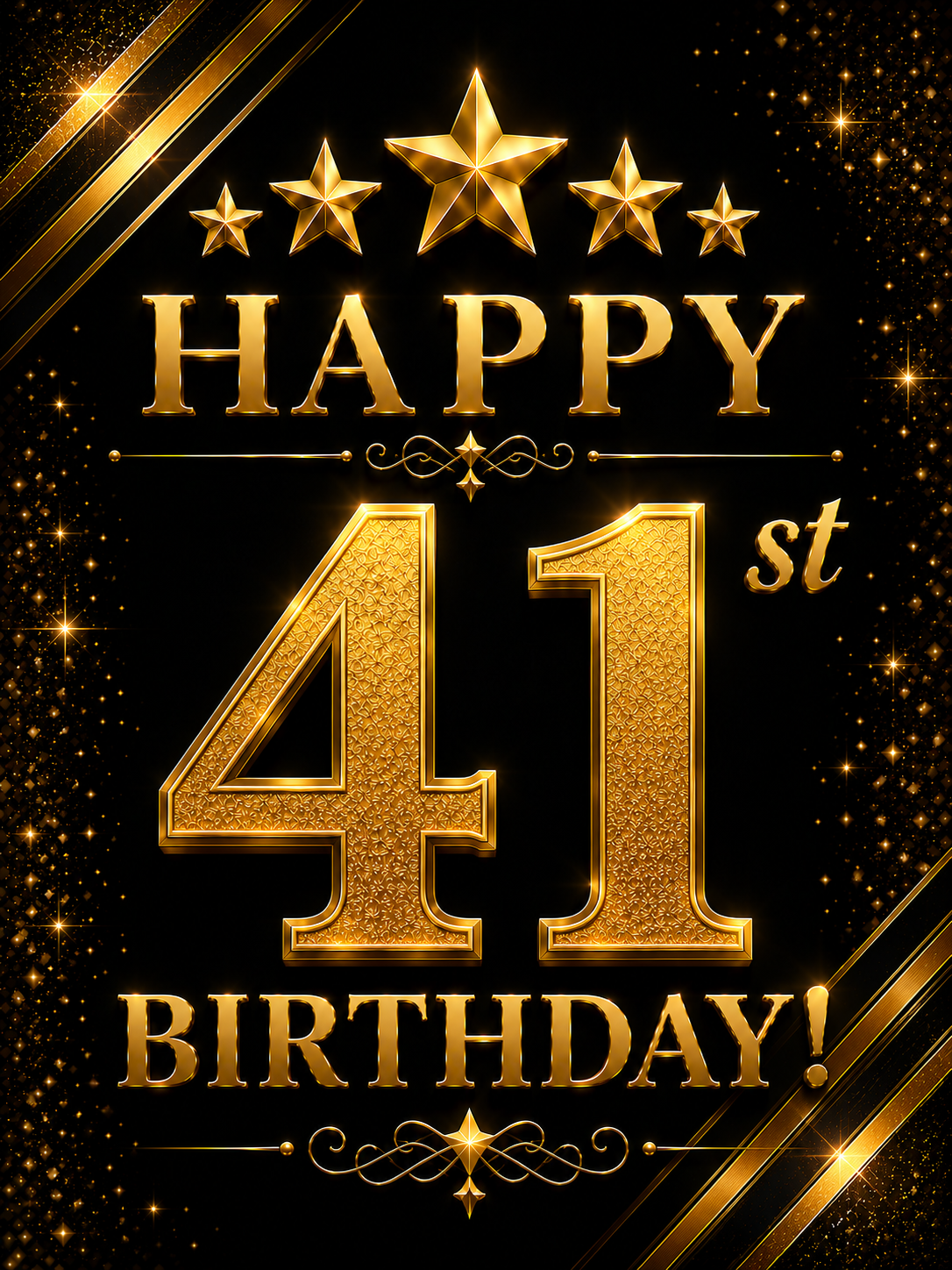 Happy 41st Birthday – Birthday Video Message for WhatsApp