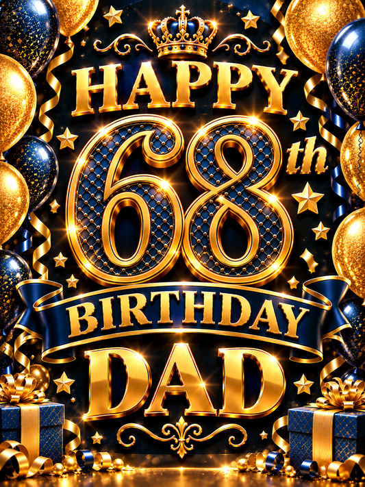 Happy 68th Birthday Dad – Birthday Video Message for Messenger