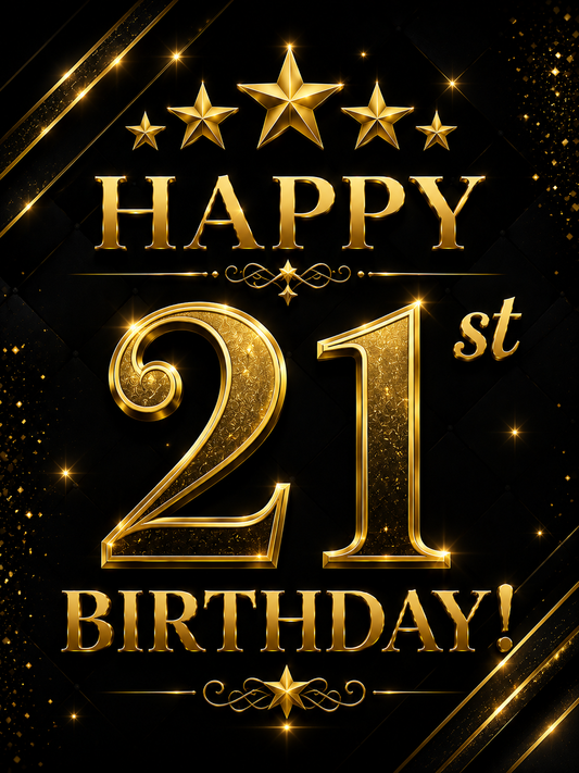 Happy 21st Birthday – Milestone Birthday Video Message for WhatsApp