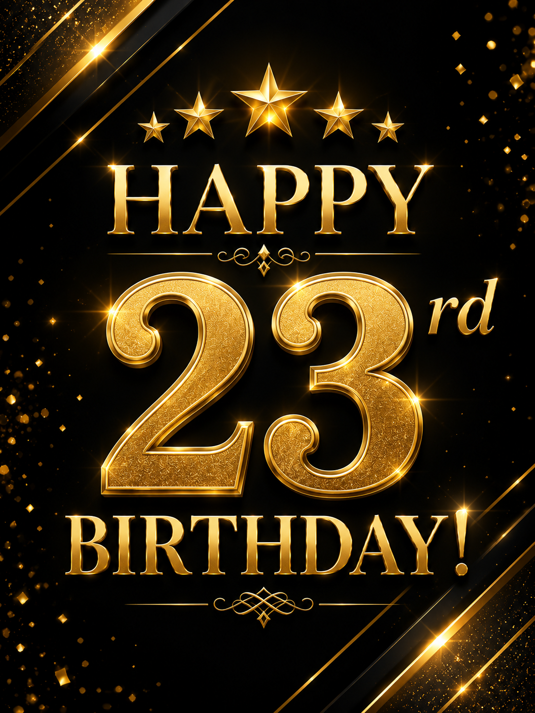 Happy 23rd Birthday – Milestone Birthday Video Message for WhatsApp