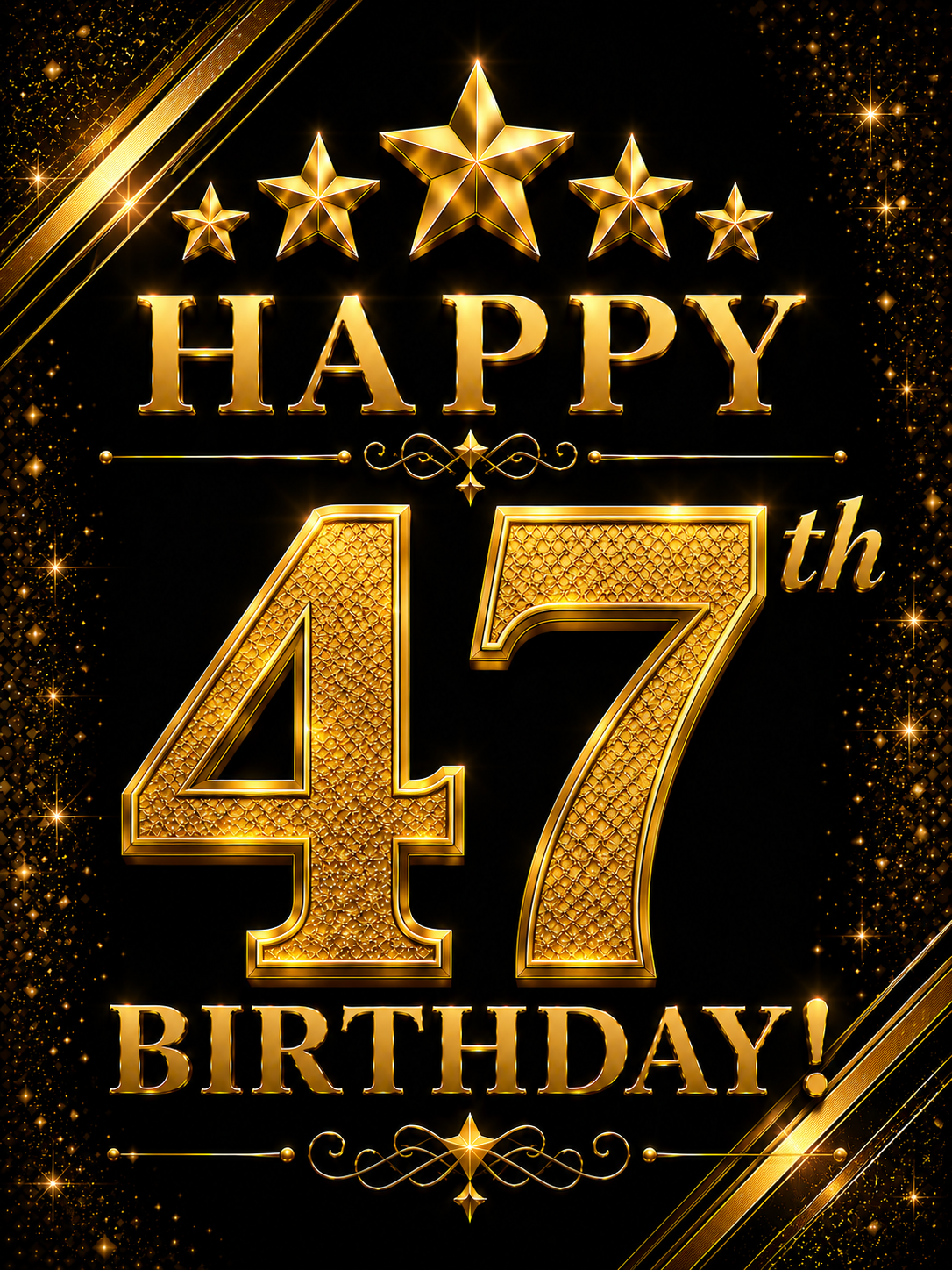 Happy 47th Birthday – Birthday Video Message for WhatsApp