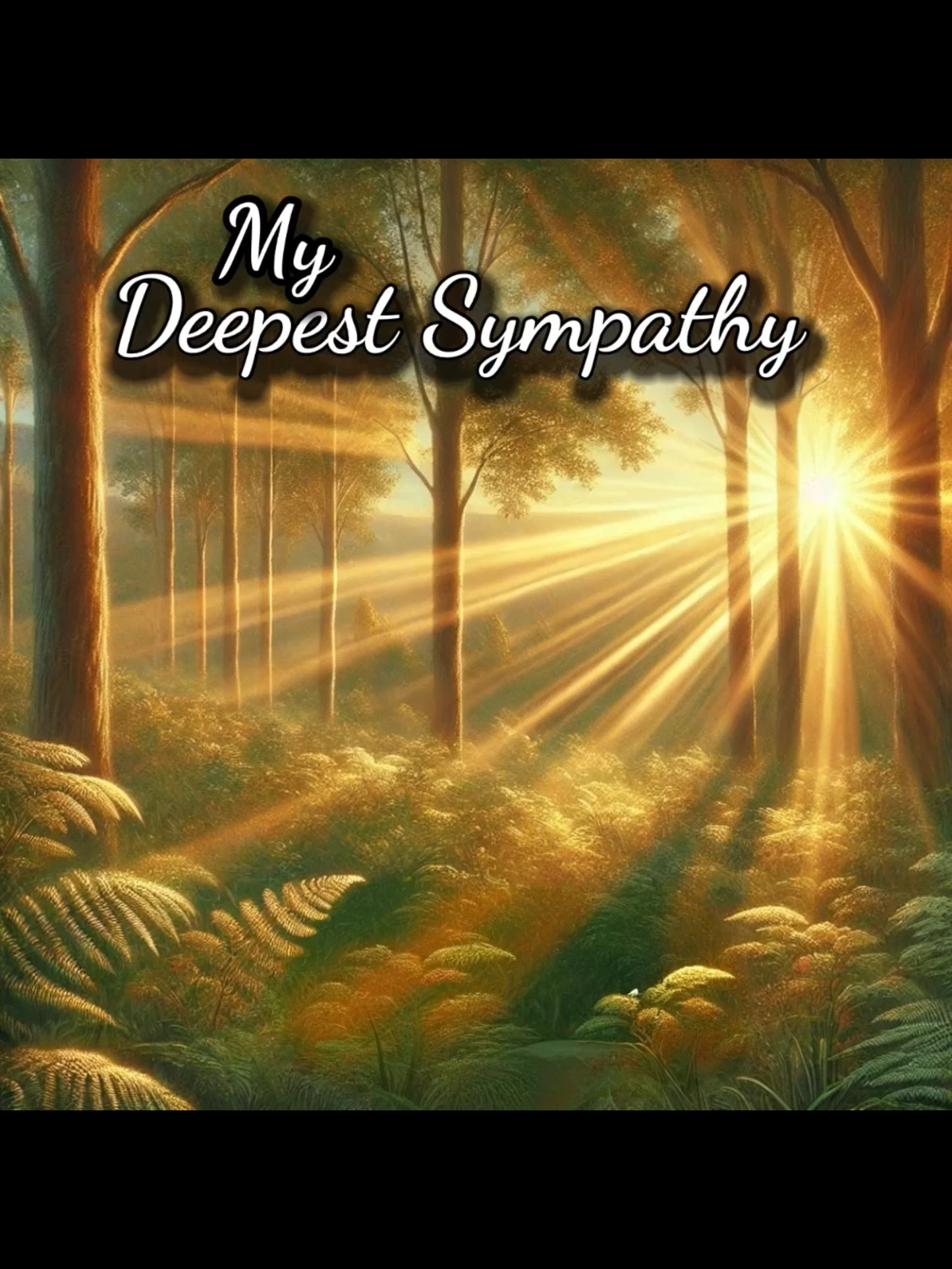 Condolences Deepest Sympathy Card