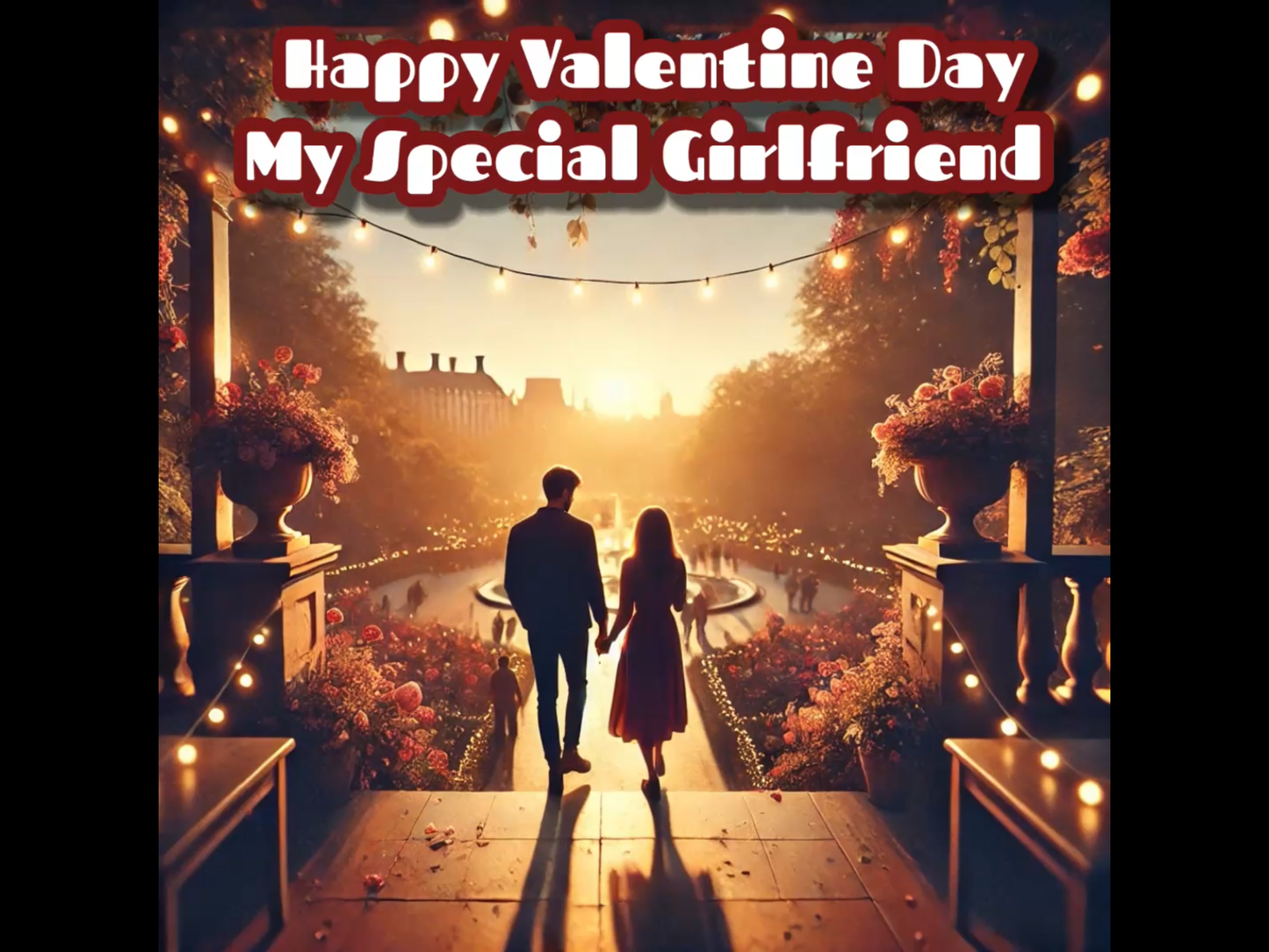 Happy Valentine’s Day To My Special Girlfriend – You Are My Everything