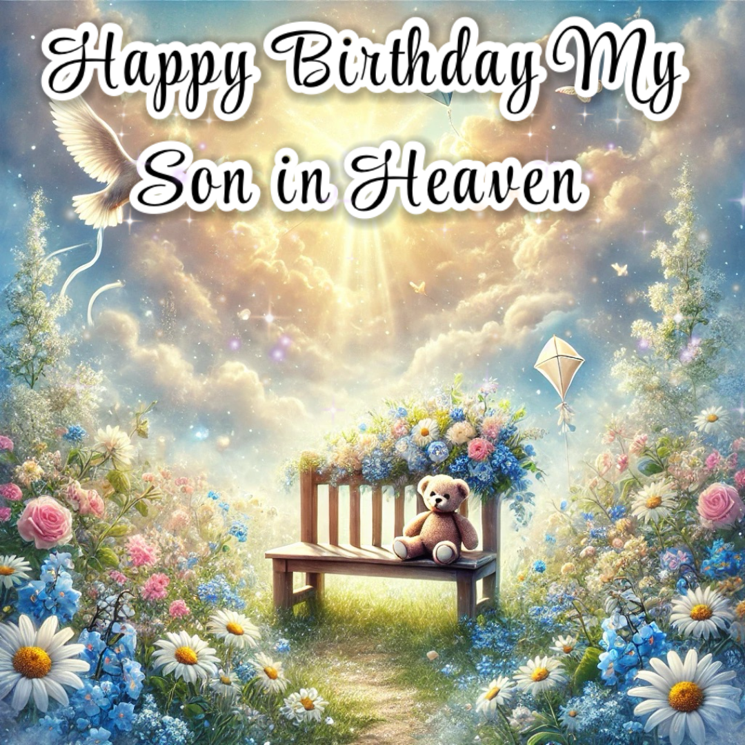 Happy Birthday My Son in Heaven  A Loving Tribute to His Memory