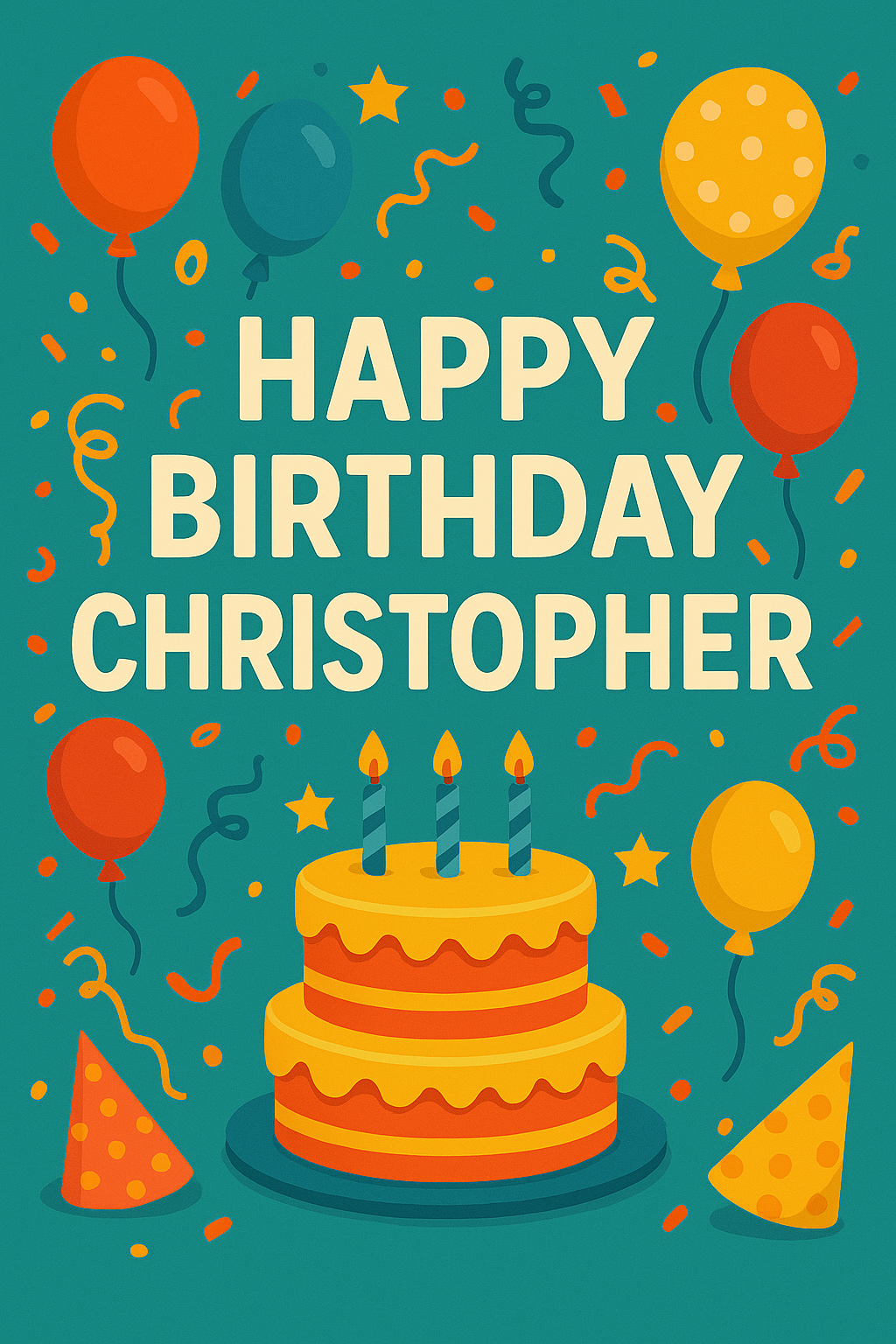 Happy Birthday Christopher – Heartfelt and Eco-Friendly Digital Video Card