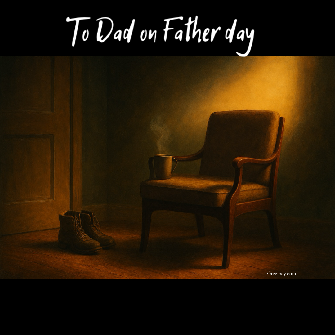 Father’s Day Art Card Minimalist & Emotional Tribute