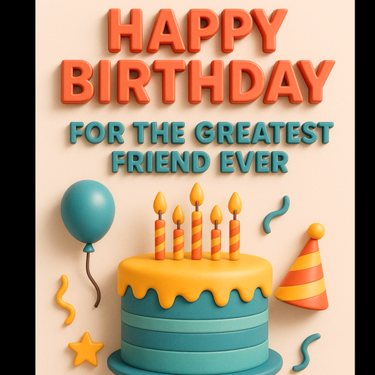 Happy Birthday to the Greatest Friend Ever – Send a WhatsApp Video Card Instantly