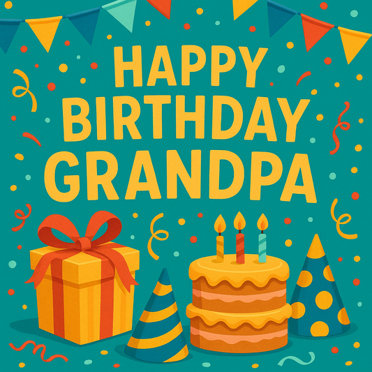 Happy Birthday Grandpa – Heartwarming Video Card for WhatsApp & All Messaging Apps