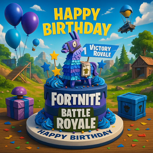Happy Birthday Fortnite Fan – Victory Royale Video Card to Send Instantly