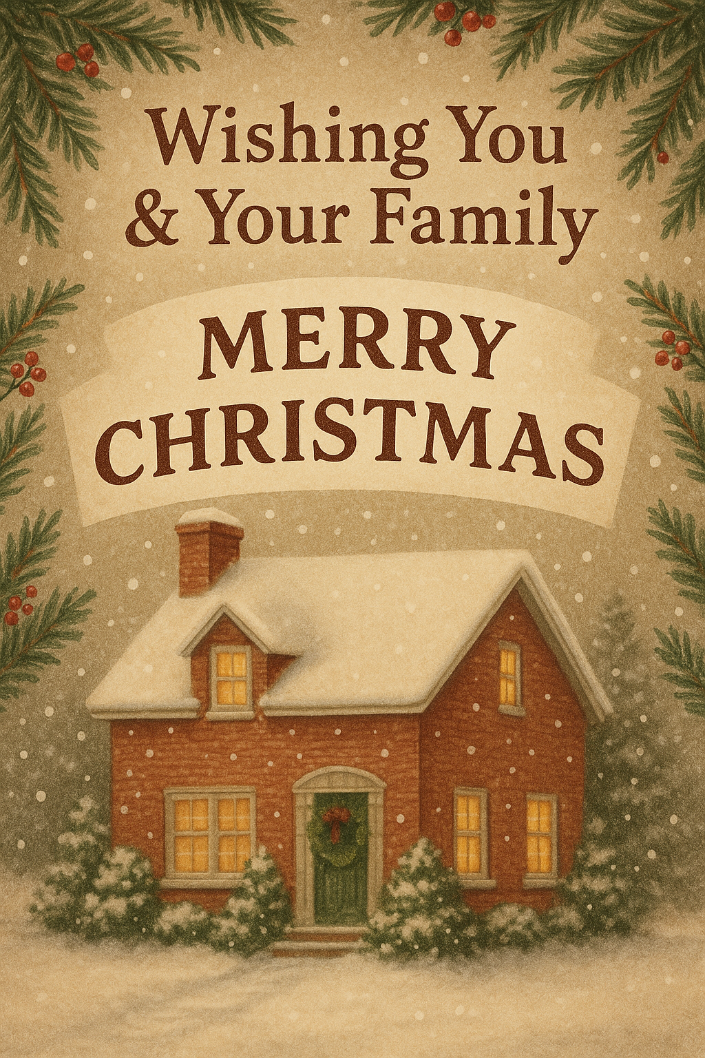 From Our Family to Your Family Happy Christmas