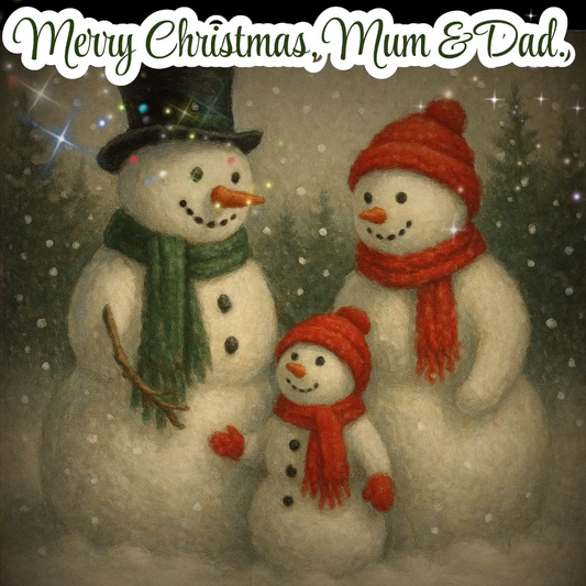 Happy Christmas Mum and Dad – Send This Heartfelt Video Message Instantly Online