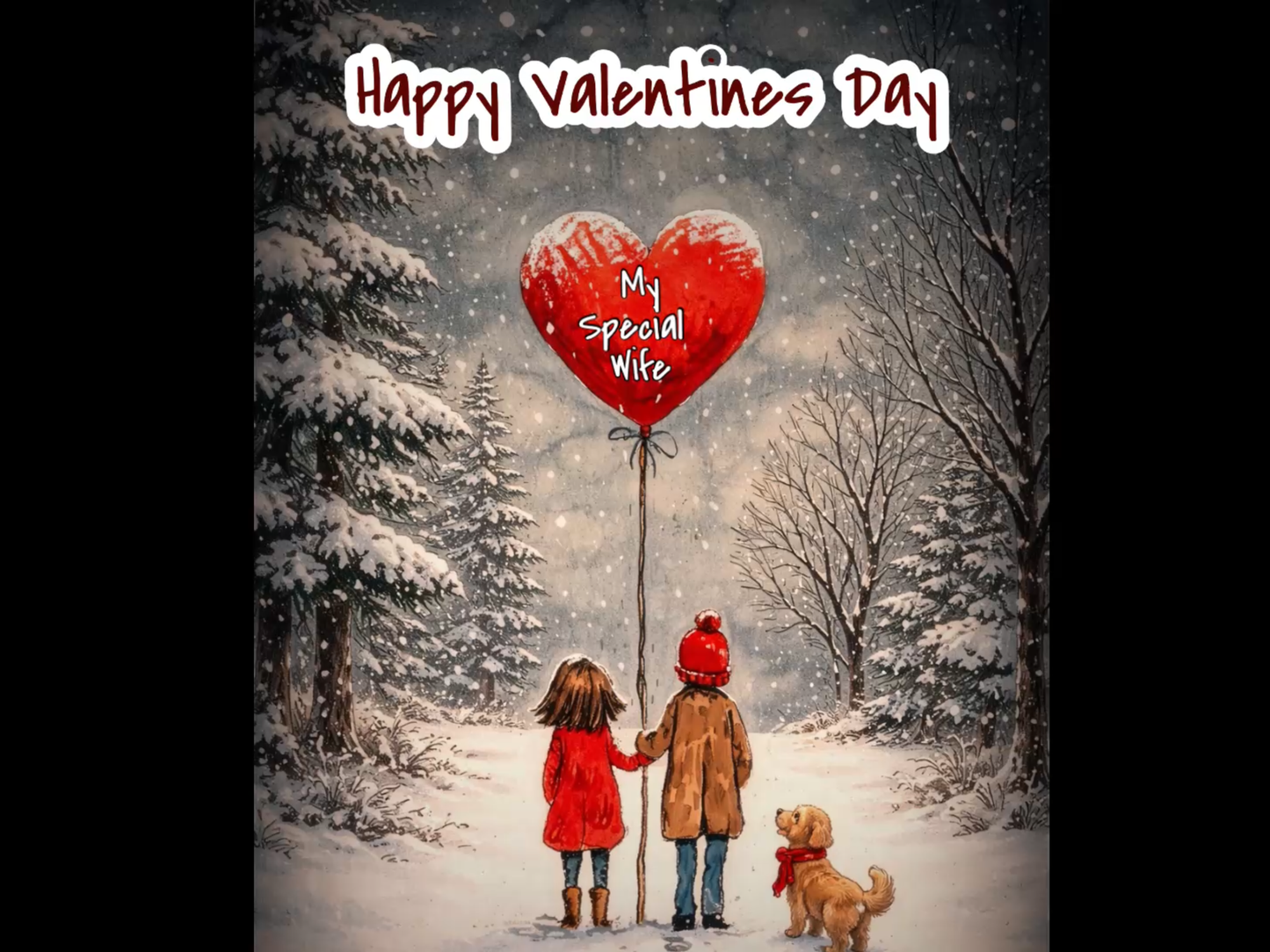 Happy Valentine Day My Special Wife – Send a Romantic Video Message Instantly via Messenger