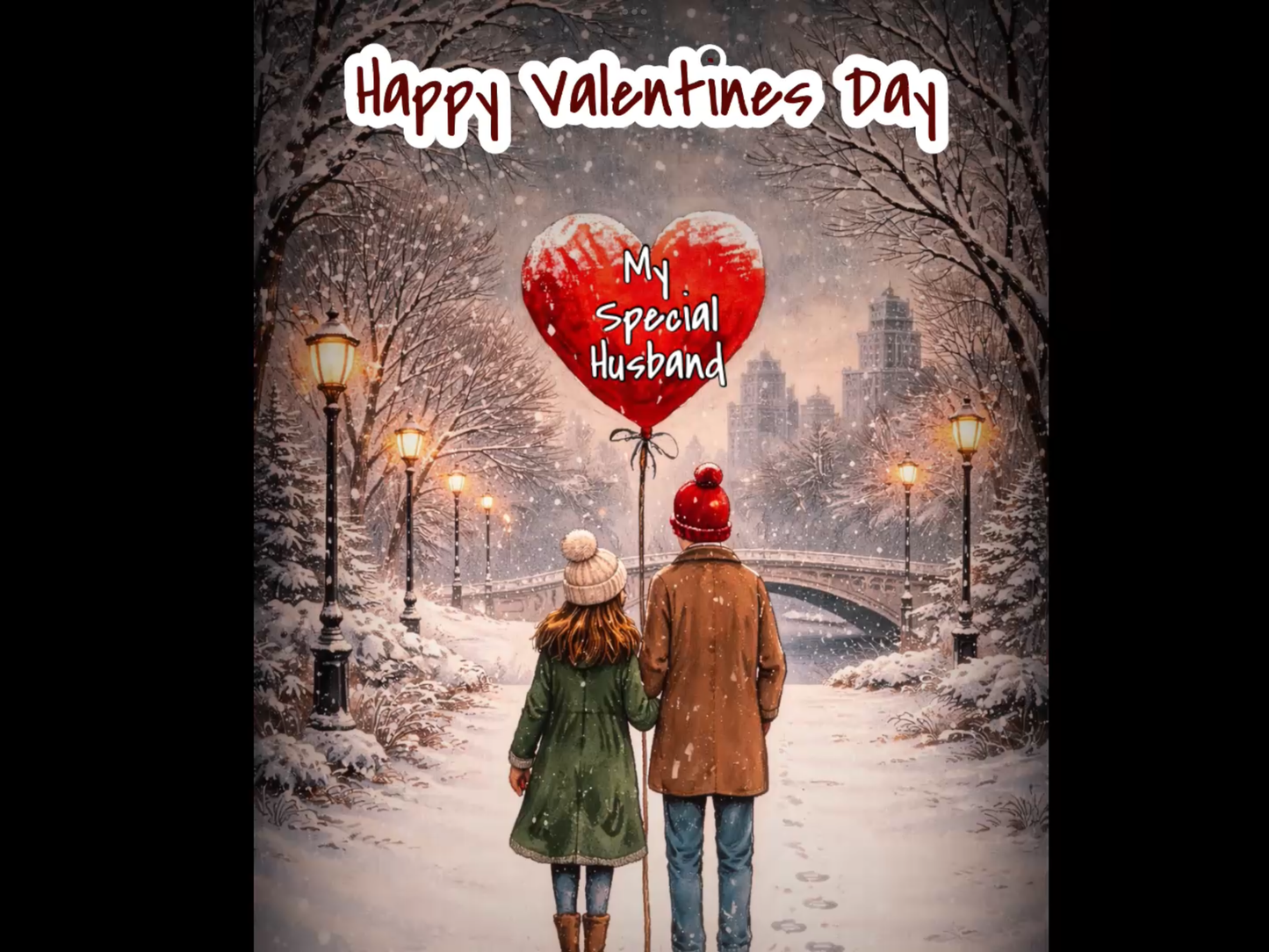 Happy Valentine Day My Special Husband – Send a Romantic Video Message Instantly via Email or Gmail