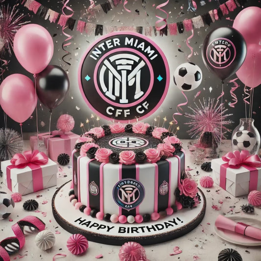 Football Happy Birthday Inter Miami CF Fan