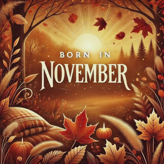 Born in November Video Message Card