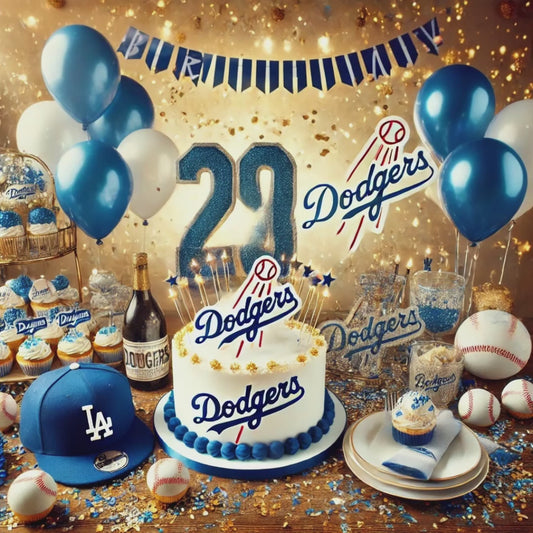 Baseball Happy Birthday Los Angeles Dodgers Supporter