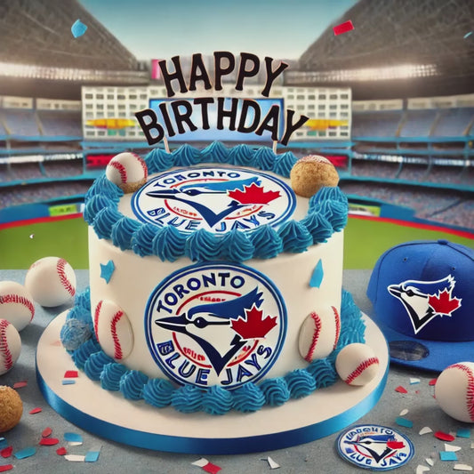 Baseball Happy Birthday Toronto Blue Jays Supporter