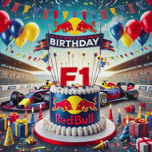 F1 Happy Birthday Red Bull Racing Fan Card