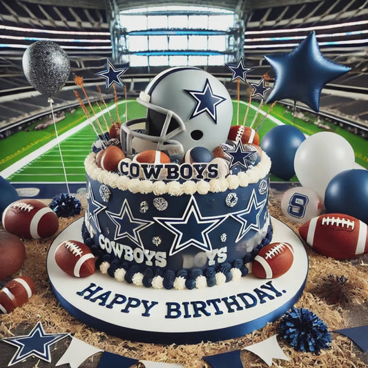 American Football Happy Birthday Dallas Cowboys Supporter