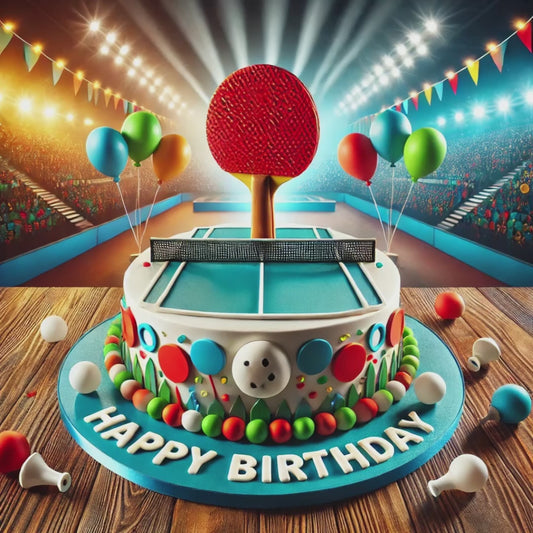 Happy Birthday Table Tennis Fan Video Celebration