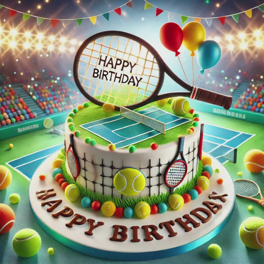 Happy Birthday Tennis Fan Video Celebration