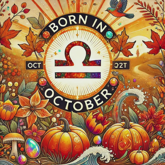 Born in October Video Message Card