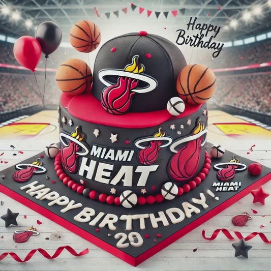 Basketball Happy Birthday Miami Heat Supporter