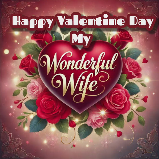 Valentine’s Day to My Wonderful Wife – A Romantic Video Message of Love