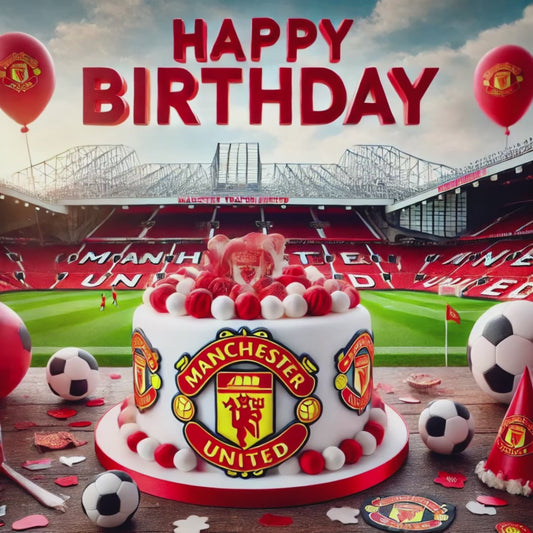 Football Happy Birthday Manchester United Fan