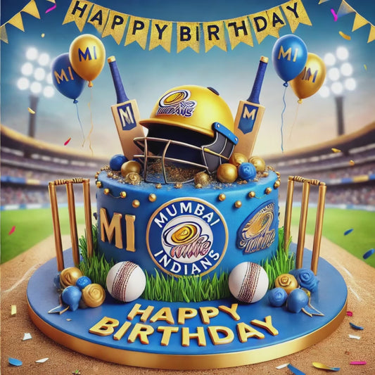 Cricket Happy Birthday Mumbai Indians Fan