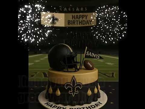 New Orleans Saints Supporter a Happy Birthday Video Message